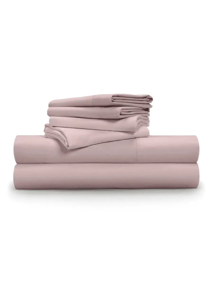 Комплект постельного белья Luxe Soft & Smooth Lyocell из 6 предметов, размер California King Pillow