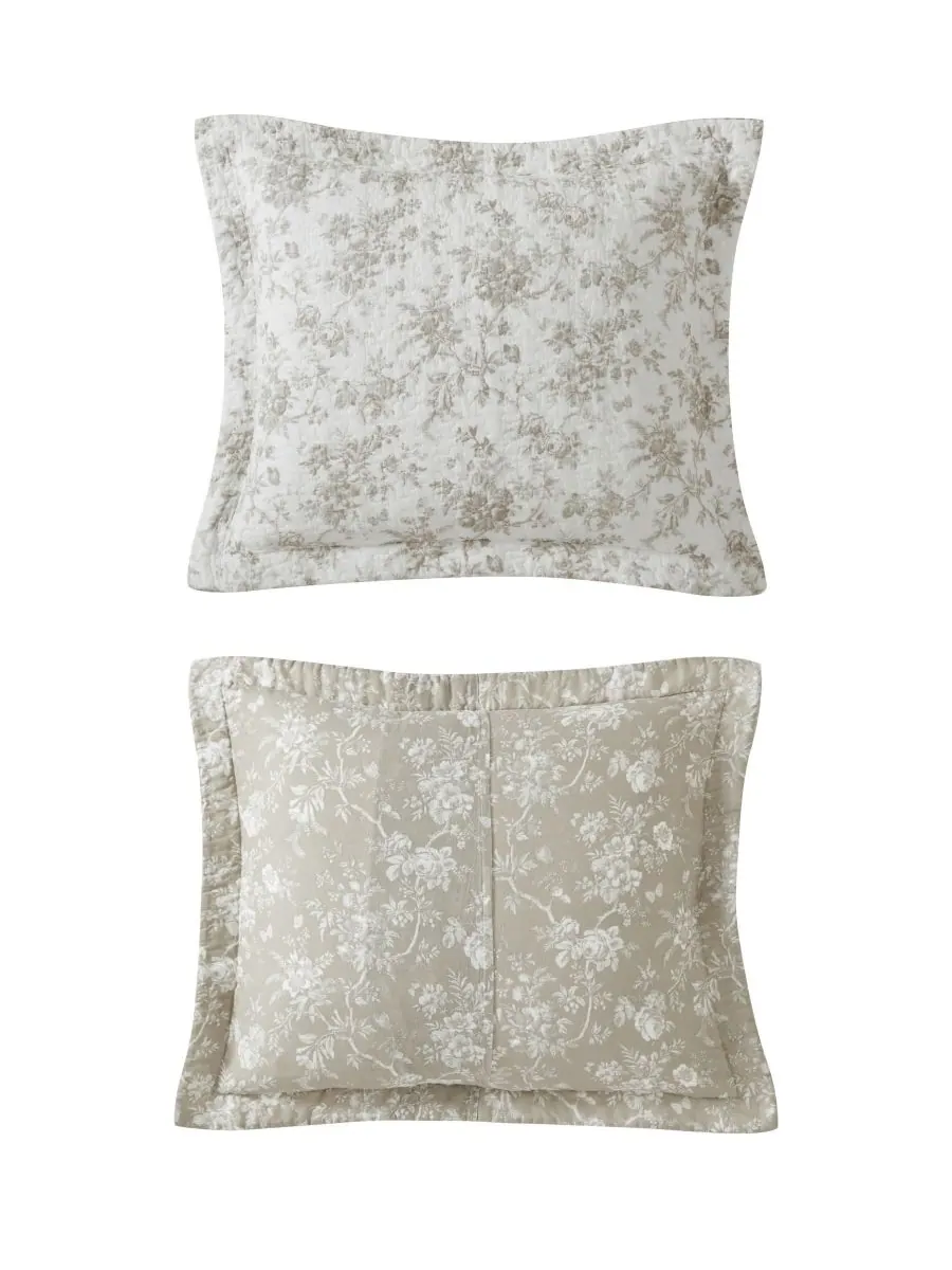 Комплект из двух двусторонних хлопковых стеганых одеял walled garden, размер twin. Laura Ashley — изображение 2 из 9