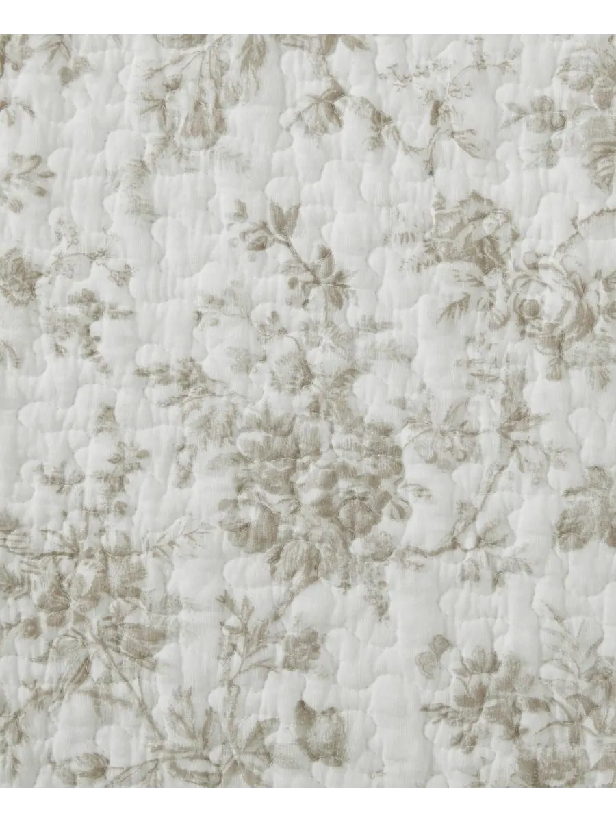 Комплект из двух двусторонних хлопковых стеганых одеял walled garden, размер twin. Laura Ashley — изображение 4 из 9