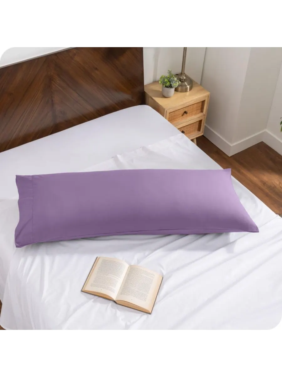 Наволочки из микрофибры в виде конвертов Bare Home — изображение 6 из 6, фиолетовый