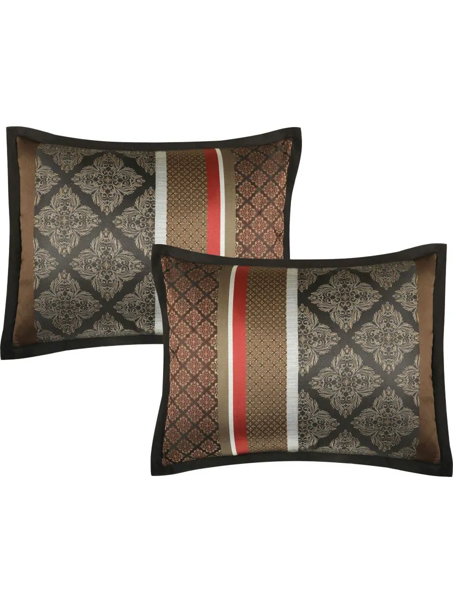 Комплект постельного белья Tefia Jacquard Damask, 7 предметов, размер King Stratford Park — изображение 4 из 5, красный