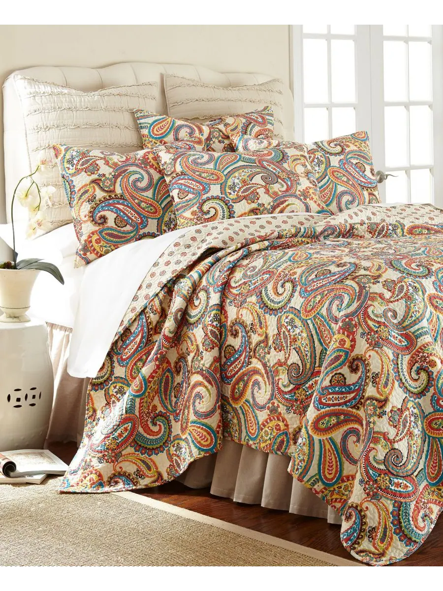 Двусторонний комплект постельного белья alyssa paisley из 3 предметов, размер king Levtex — изображение 1 из 5, мульти
