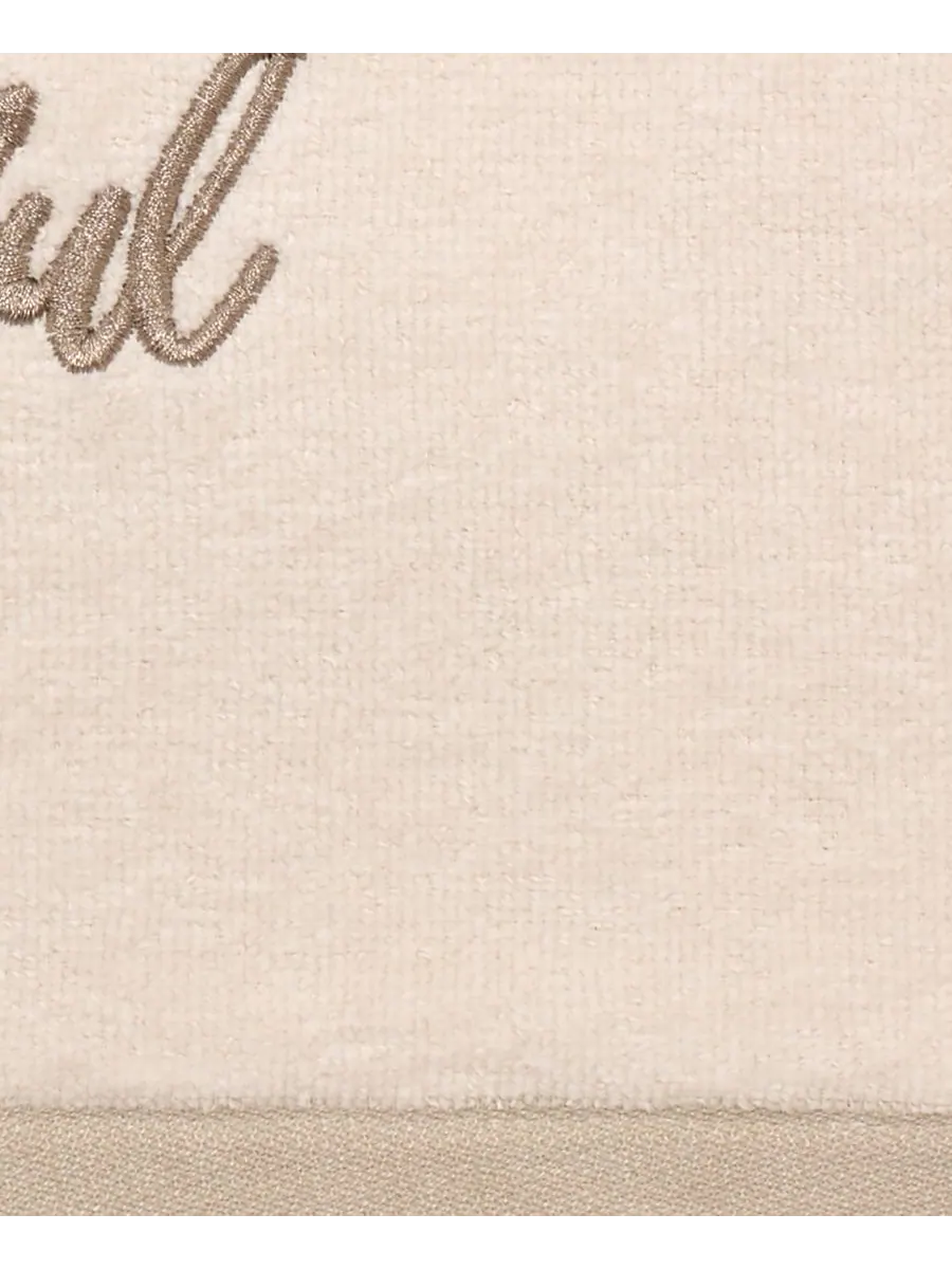 Набор банных полотенец Grateful Patch Harvest из хлопка, 2 шт., 68 см x 132 см Avanti — изображение 2 из 3, белый