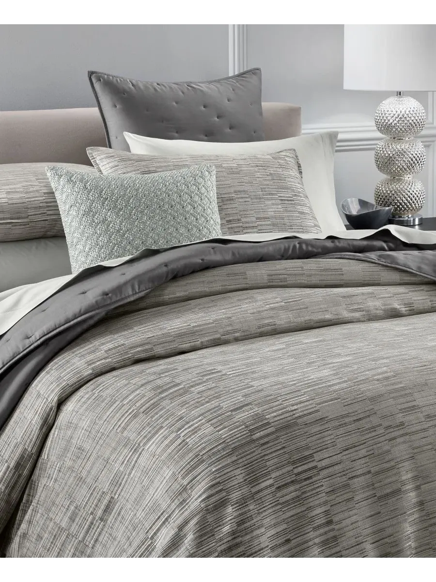 Комплект стеганого одеяла Horizon Geometric, королевский размер, с 2 наволочками Hotel Collection — изображение 2 из 8