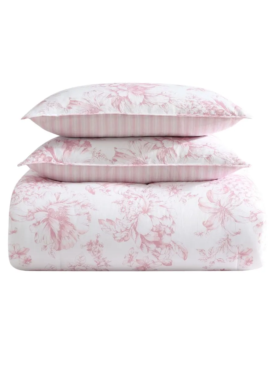 Двусторонний комплект постельного белья Delphine Cotton, 2 предмета, размер Twin XL Laura Ashley — изображение 8 из 10