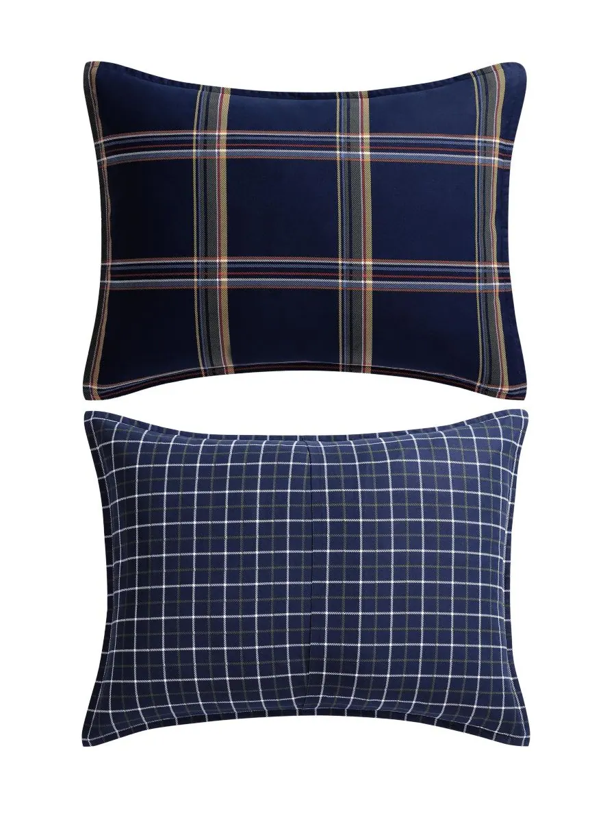 Комплект постельного белья Beacon Plaid из 3 предметов, хлопковый, размер Full/Queen Tommy — изображение 4 из 8