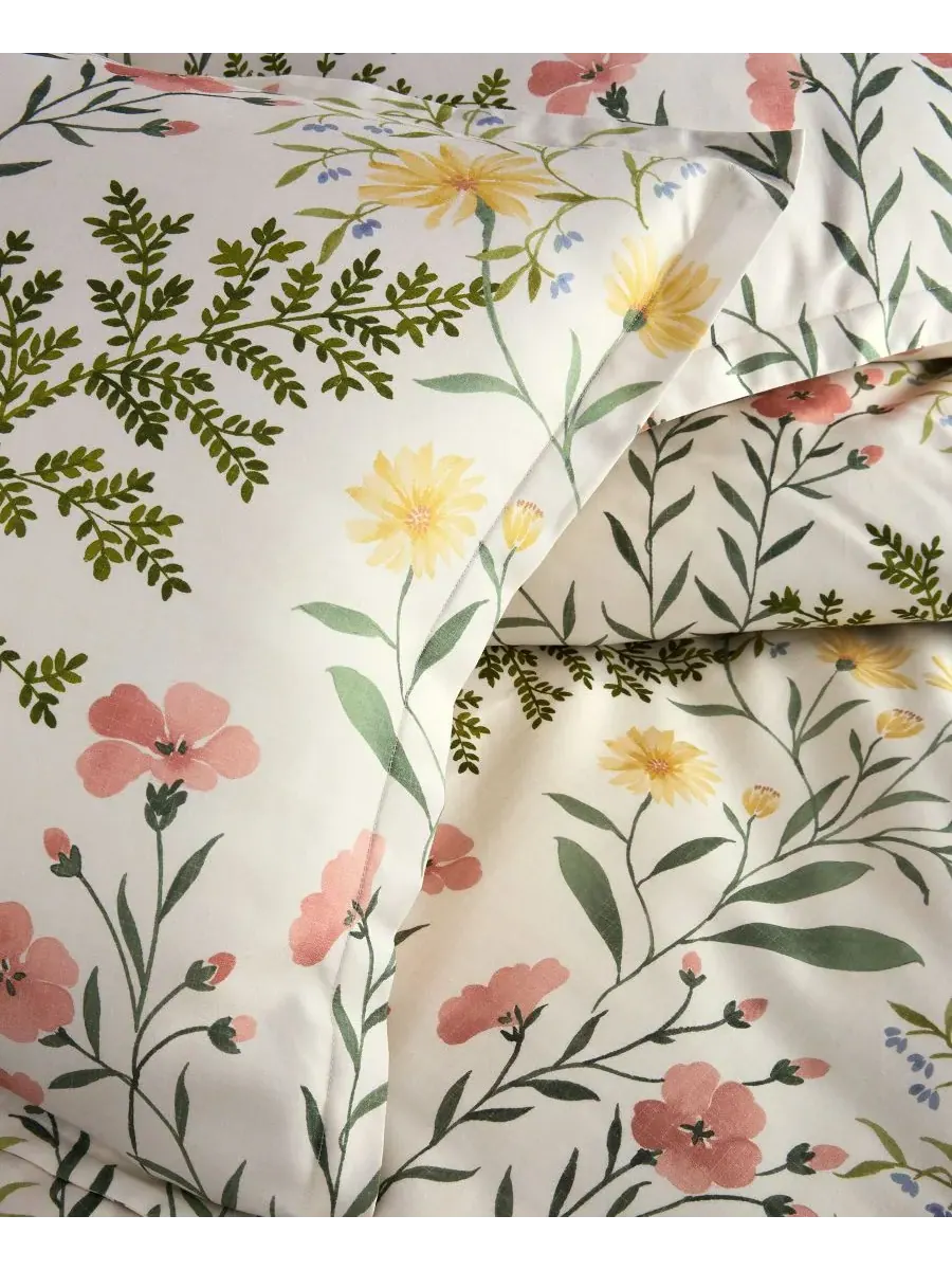 Комплект постельного белья Daisy Blooms из 3 предметов, размер King Charter Club — изображение 3 из 7, кремовый