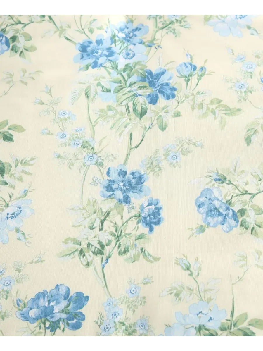 Комплект постельного белья Blossom Dance из 3 предметов, размер King Laura Ashley — изображение 6 из 7, желтый синий