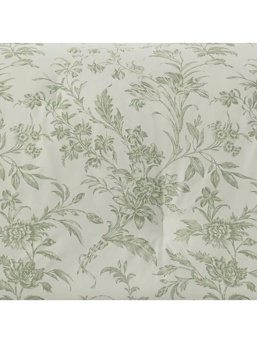 Двусторонний комплект постельного белья Natalie, 5 предметов, размер Twin Laura Ashley — изображение 3 из 3, зеленый