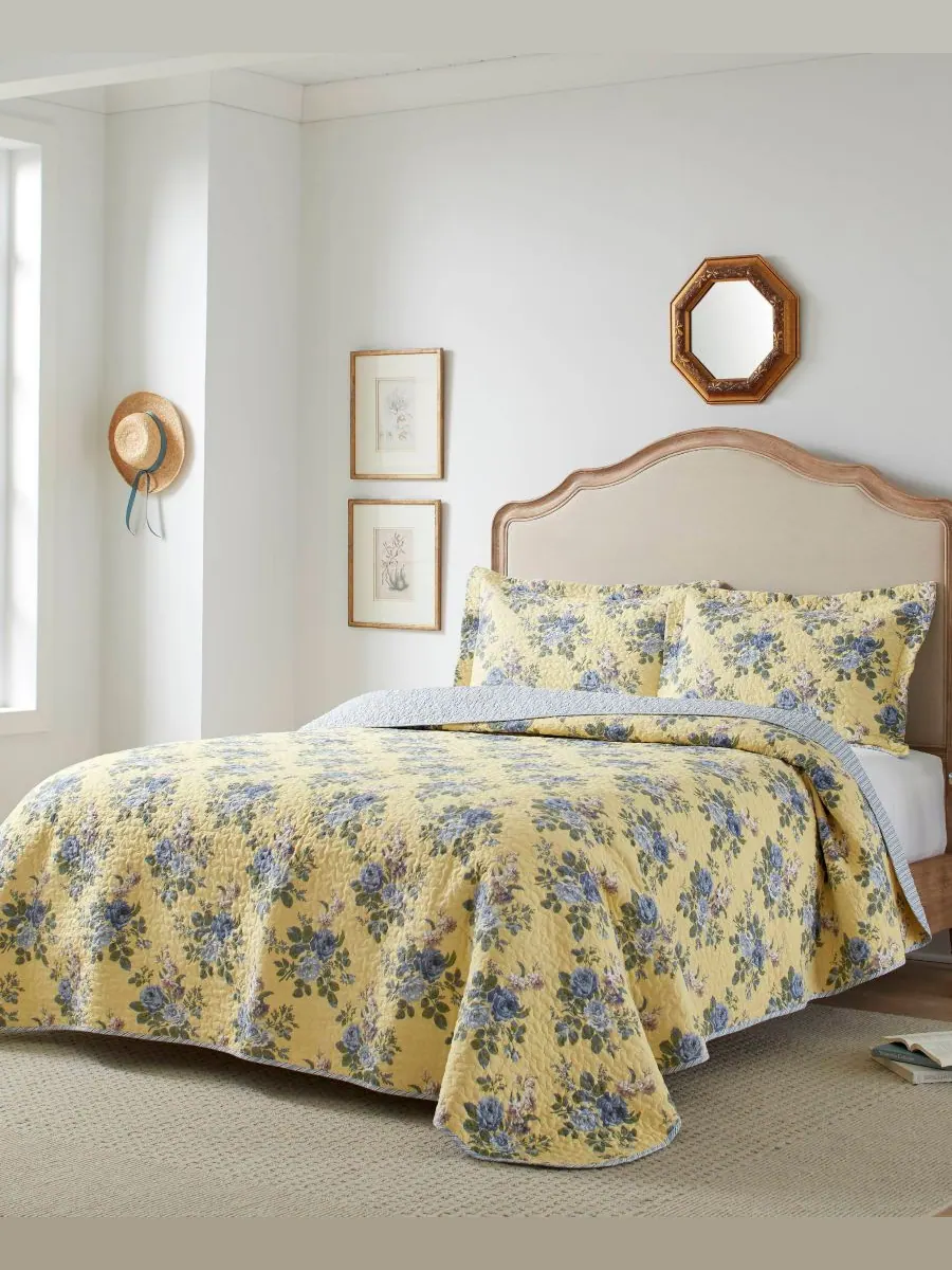 Двусторонний комплект постельного белья Linley Cotton, 3 предмета, размер Full/Queen Laura Ashley — изображение 1 из 10