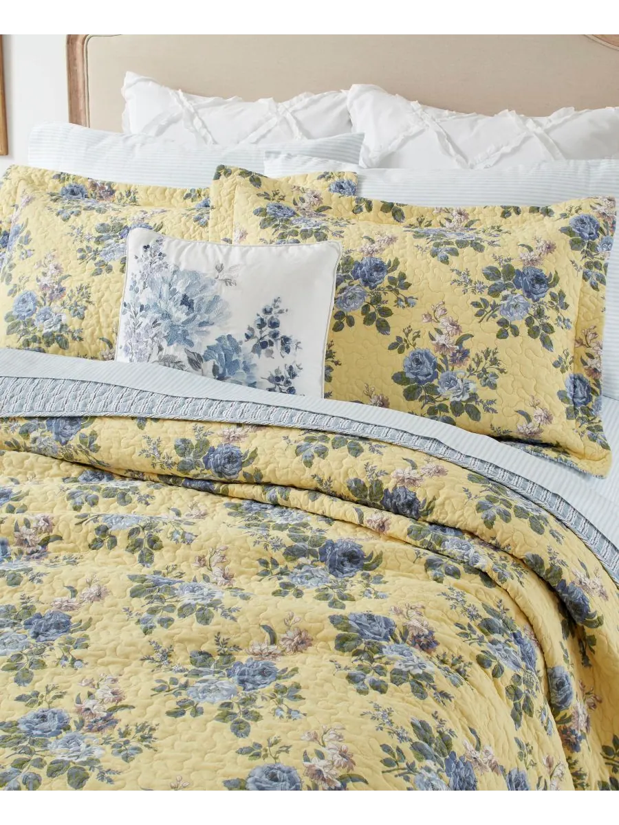 Двусторонний комплект постельного белья Linley Cotton, 3 предмета, размер Full/Queen Laura Ashley — изображение 2 из 10