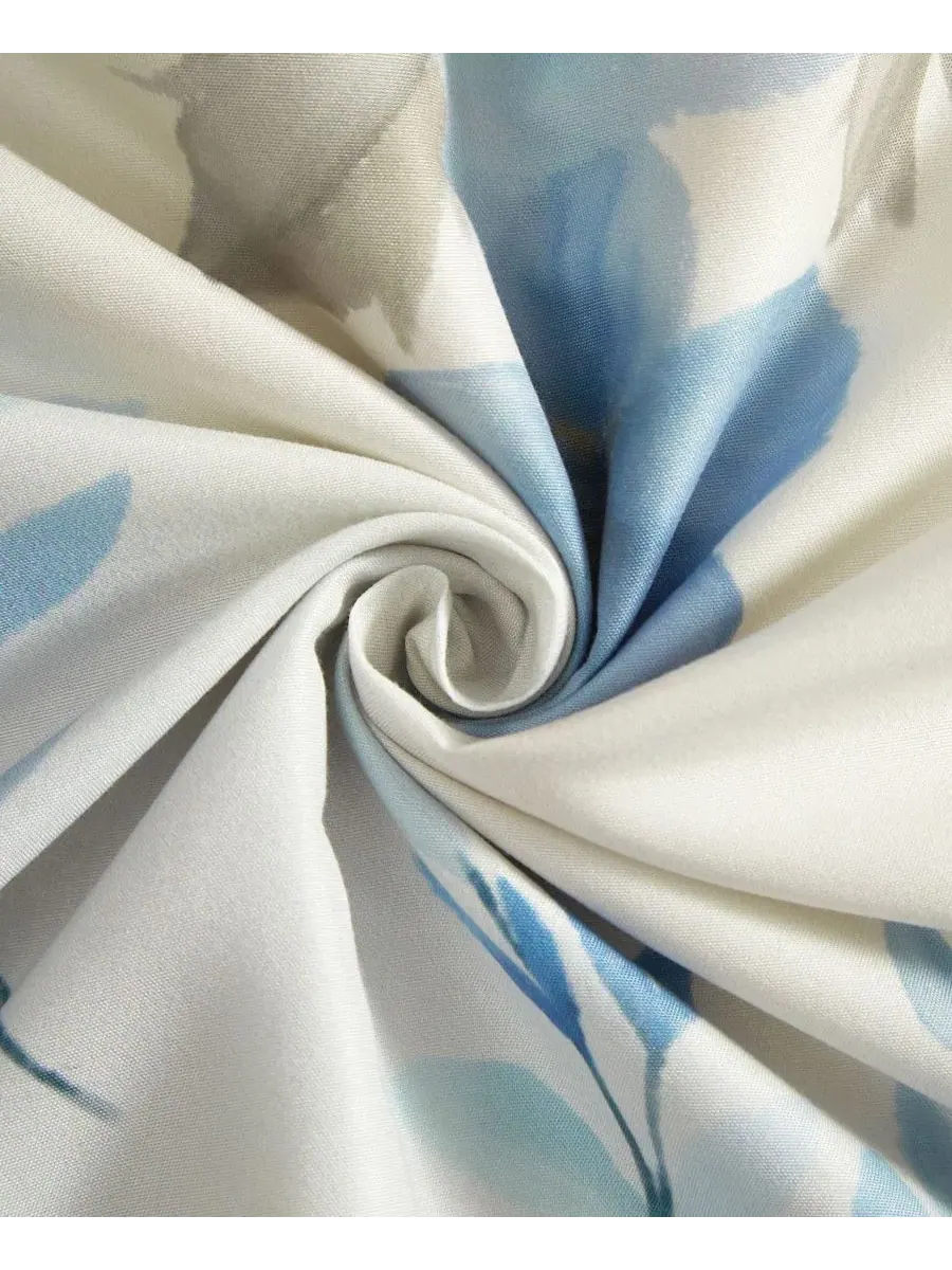 Комплект постельного белья Karly Floral, 7 предметов, Queen Stratford Park — изображение 7 из 7, синий