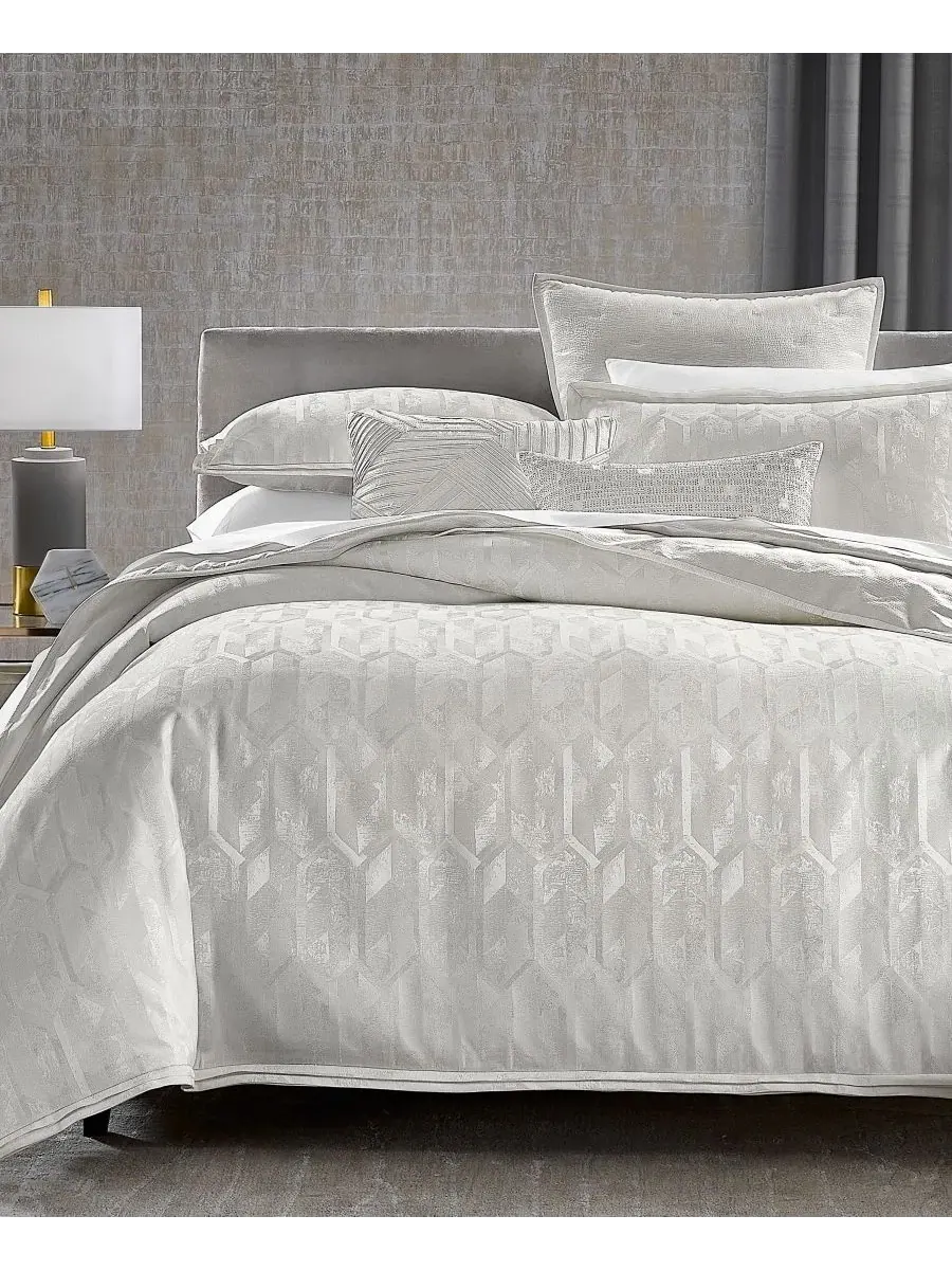 Комплект пододеяльников Tessera Solid, 3 предмета, Full/Queen Hotel Collection — изображение 1 из 6, белый