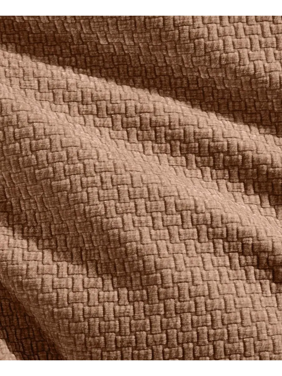 Покрывало из плетеного переплетения 3 предмета для кровати размера king, Jessa Basketweave — изображение 3 из 6, цвет виски