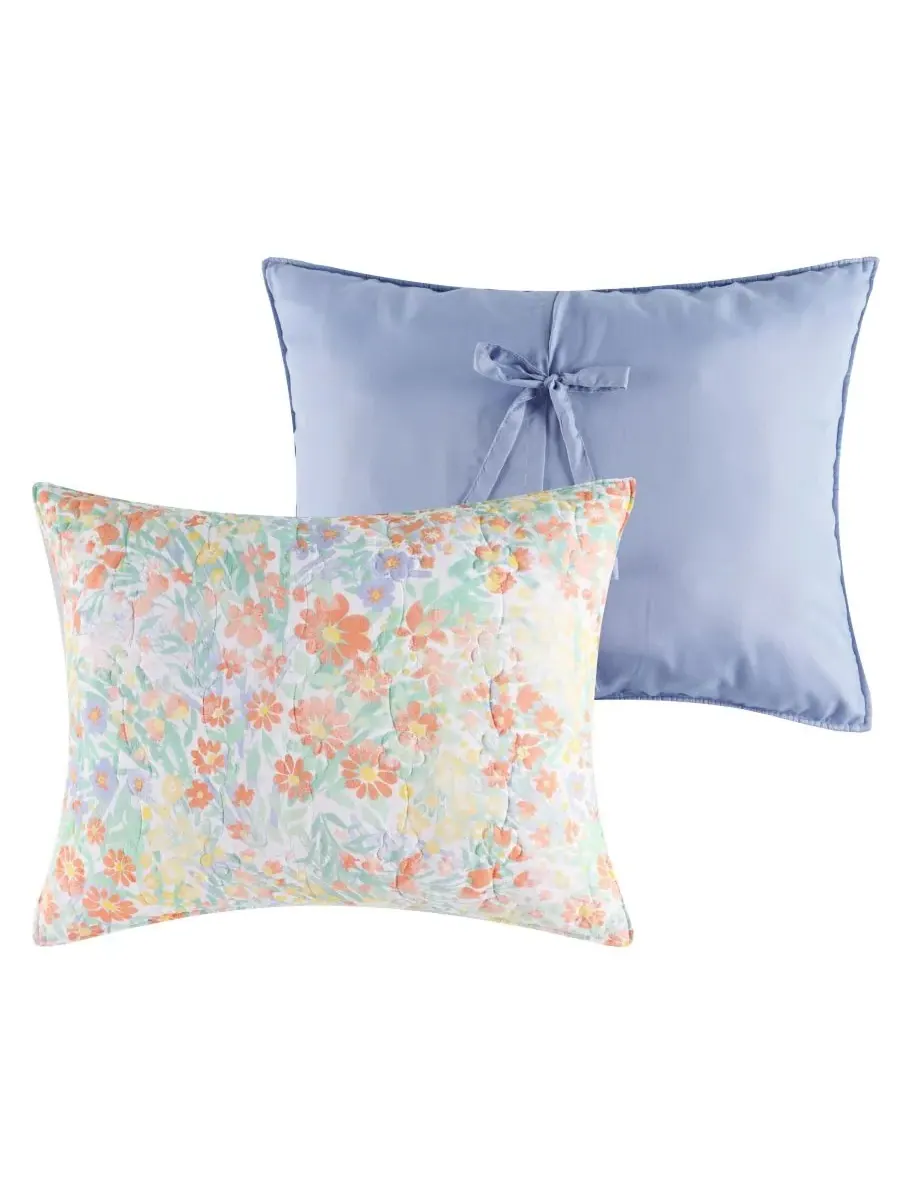 Комплект постельного белья Alice Pastel Floral из 3 предметов, размер Full/Queen Greenland Home — изображение 4 из 6, мульти