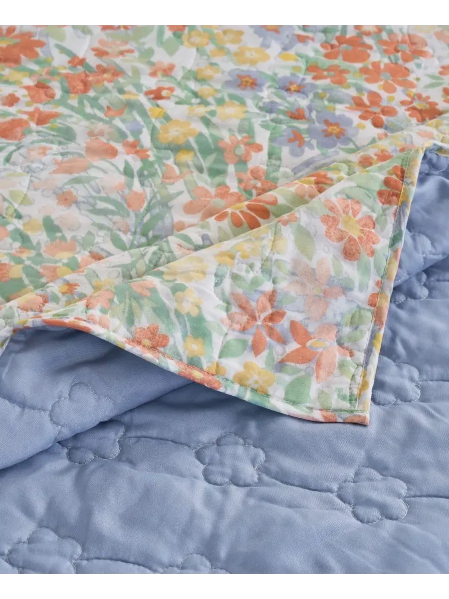 Комплект постельного белья Alice Pastel Floral из 3 предметов, размер Full/Queen Greenland Home — изображение 5 из 6, мульти