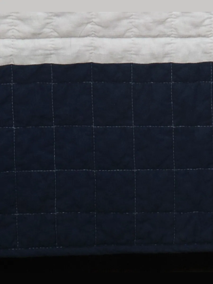 Комплект постельного белья New Berlin Stripe, 2 предмета, размер Twin Lush Décor — изображение 4 из 4, темно-синий
