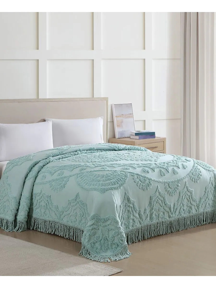 Легкое покрывало из синели lotus, размер twin Beatrice Home Fashions