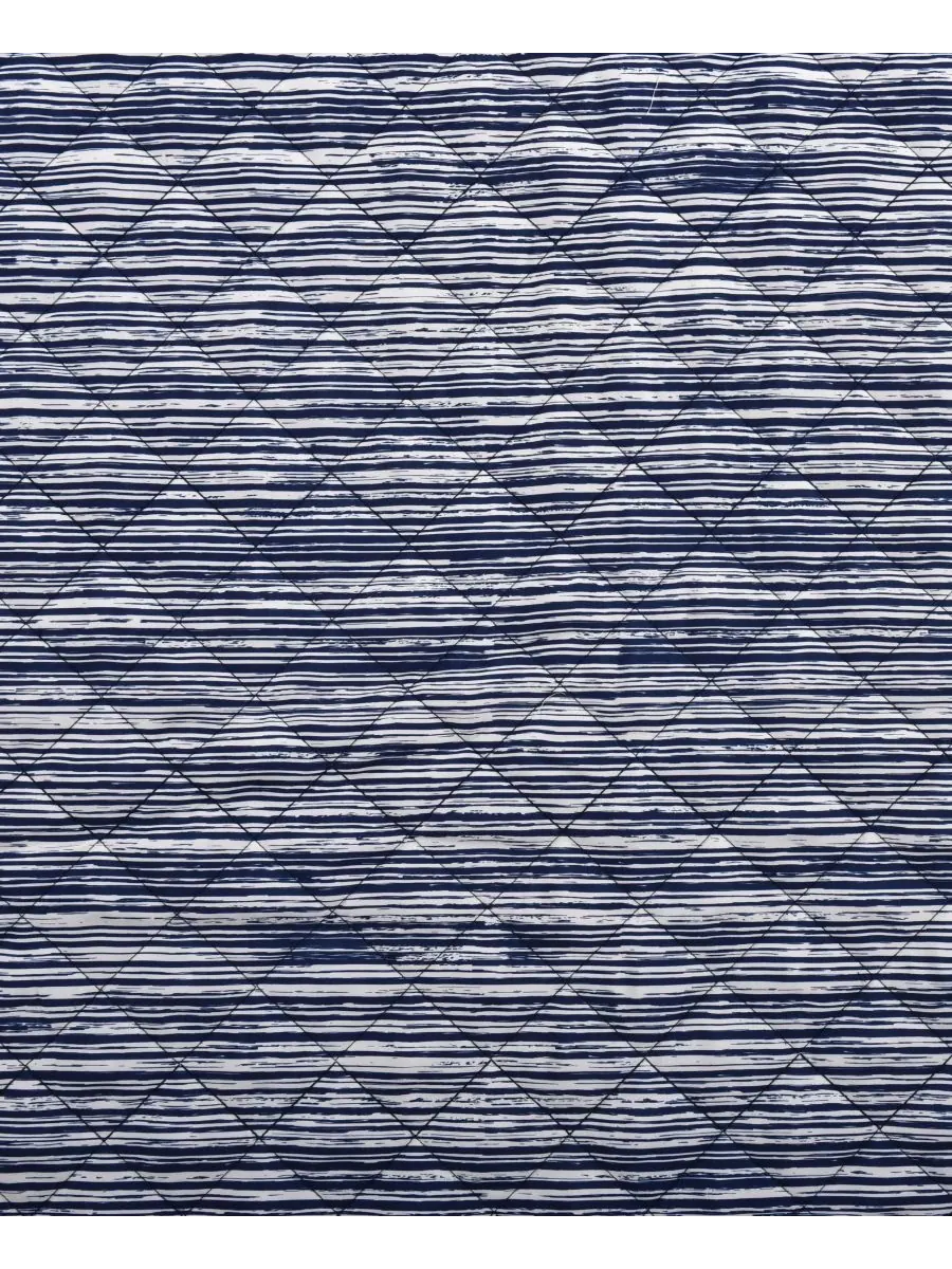 Комплект постельного белья Dalton Sleek Stripe из 3 предметов, размер King/California King Royal — изображение 3 из 3