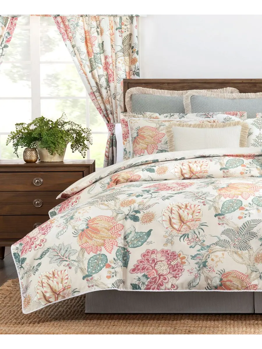 Комплект постельного белья Komodo Floral из 4 предметов — изображение 4 из 7, мульти