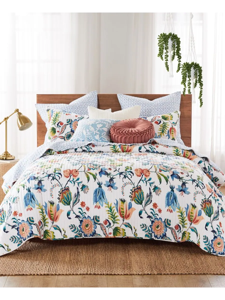 Комплект постельного белья eleni vine floral, двусторонний, 2 предмета, размер twin/twin xl. Levtex — изображение 1 из 6