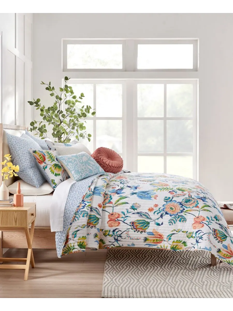 Комплект постельного белья eleni vine floral, двусторонний, 2 предмета, размер twin/twin xl. Levtex — изображение 2 из 6