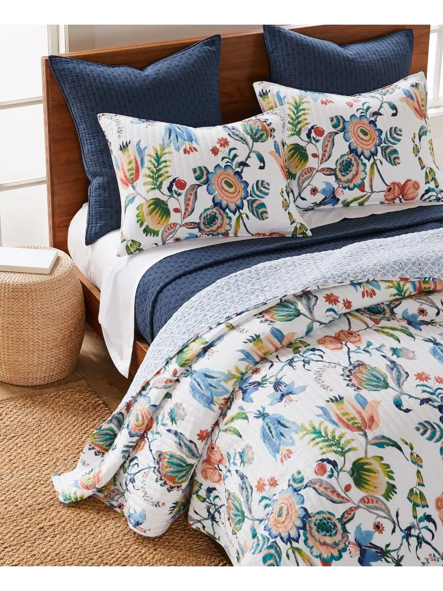 Комплект постельного белья eleni vine floral, двусторонний, 2 предмета, размер twin/twin xl. Levtex — изображение 3 из 6