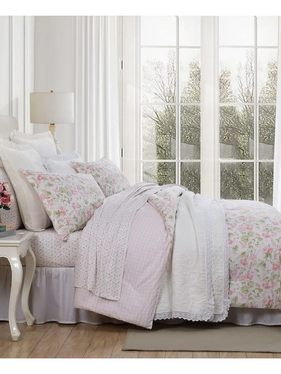 Двусторонний комплект постельного белья Morning Gloria, 2 предмета, размер Twin Laura Ashley — изображение 4 из 9