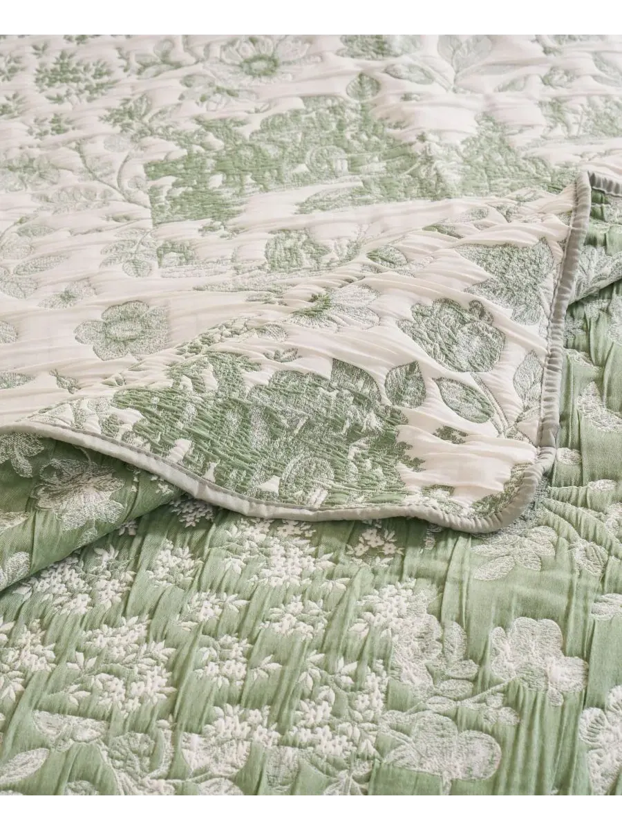 Покрывало с наволочками 2-предметный набор, Twin/Twin XL, Patchwork Toile Greenland Home Fashions — изображение 5 из 6