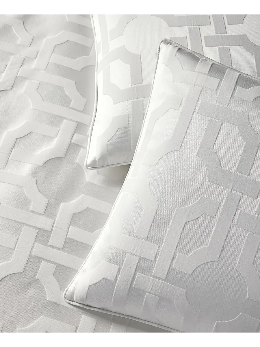 Комплект постельного белья Interlace, размер Full/Queen Hotel Collection — изображение 5 из 7, белый