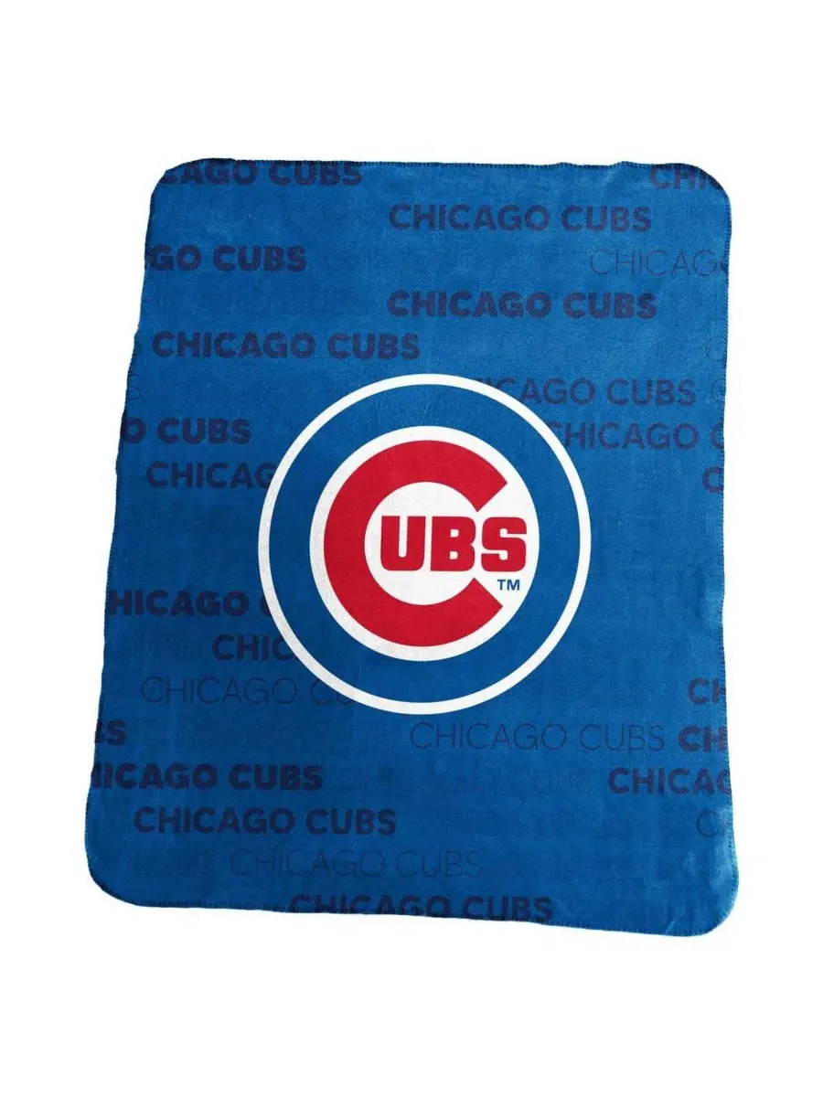 Классический флисовый плед Chicago Cubs размером 127 x 152 см Logo Brands — изображение 1 из 1, нет цвета