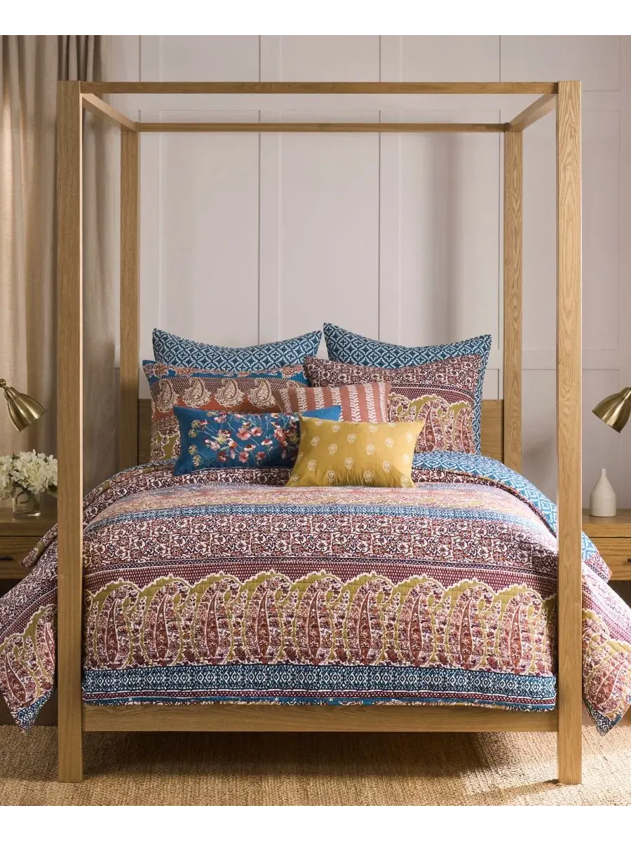 Покрывало двустороннее Kirana Reversible с наволочкой Levtex Home — изображение 5 из 5, мульти
