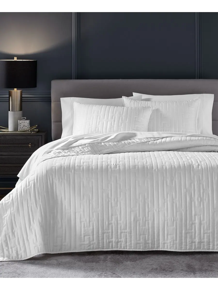 Комплект постельного белья Звенья цепи, размер Full/Queen Hotel Collection — изображение 1 из 6, белый