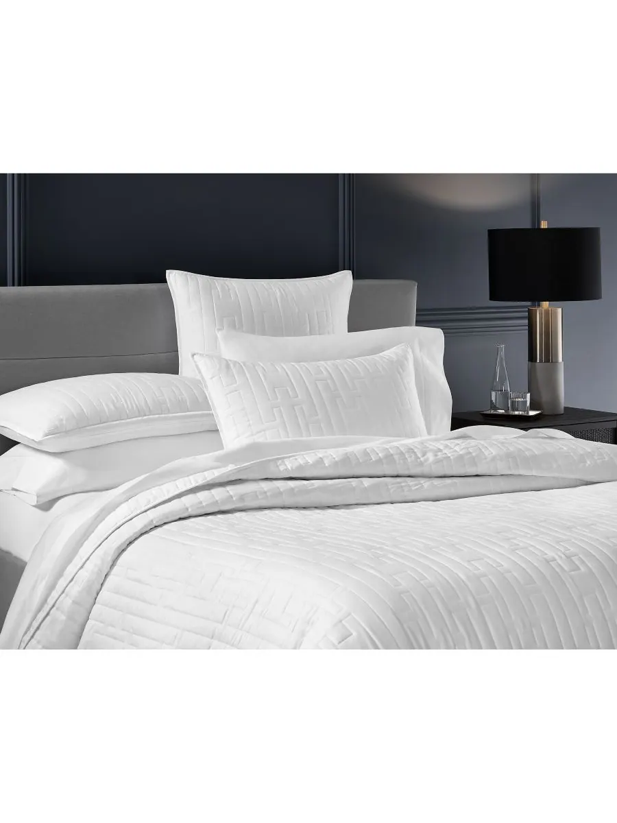 Комплект постельного белья Звенья цепи, размер Full/Queen Hotel Collection — изображение 3 из 6, белый