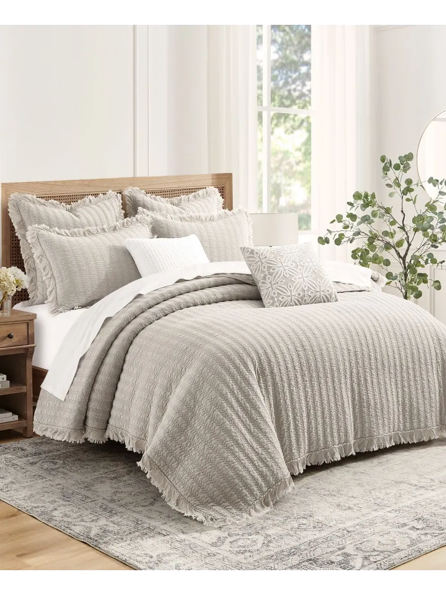 Комплект постельного белья Wilhemina Stone Washed, 3 предмета, размер King/California King Levtex — изображение 3 из 7