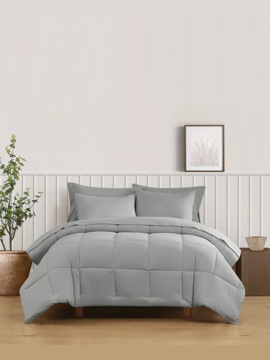 Зеленый однотонный комплект постельного белья из 2 предметов, размер Twin/Twin XL Truly Soft