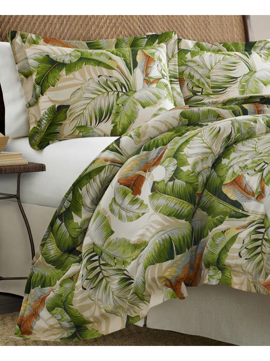 Двусторонний комплект постельного белья Palmiers, размер King Tommy Bahama Home — изображение 3 из 6, зеленый