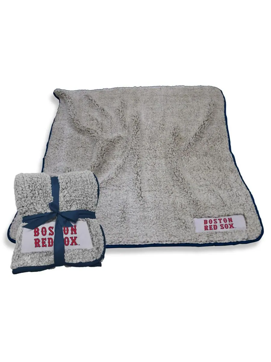 Плед из флиса Frosty Fleece с символикой бейсбольной команды Boston Red Sox, размер 50 x 60 дюймов — изображение 1 из 1