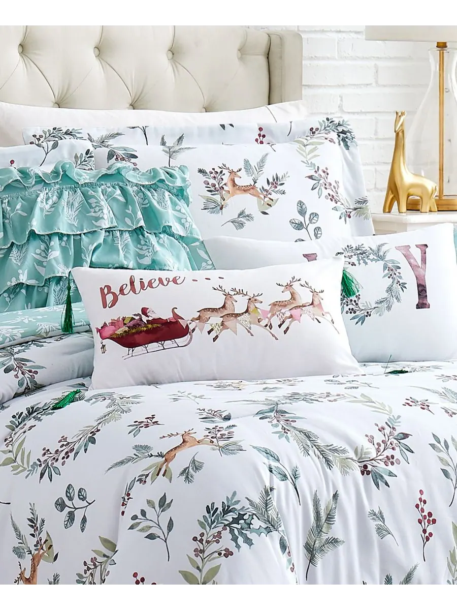 Комплект постельного белья Happy Holidays, двусторонний, 6 предметов, размер Full/Queen Southshore — изображение 7 из 10