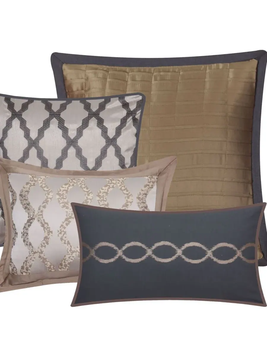 Комплект постельного белья Caval Geometric, 10 предметов, размер Queen Stratford Park — изображение 3 из 5