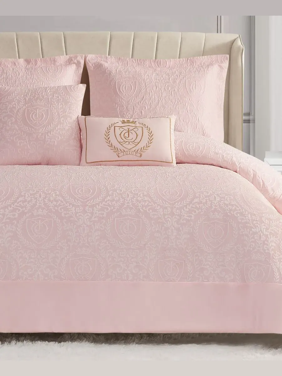Комплект постельного белья Dovona из 4 предметов, размер Twin/Twin XL Juicy Couture