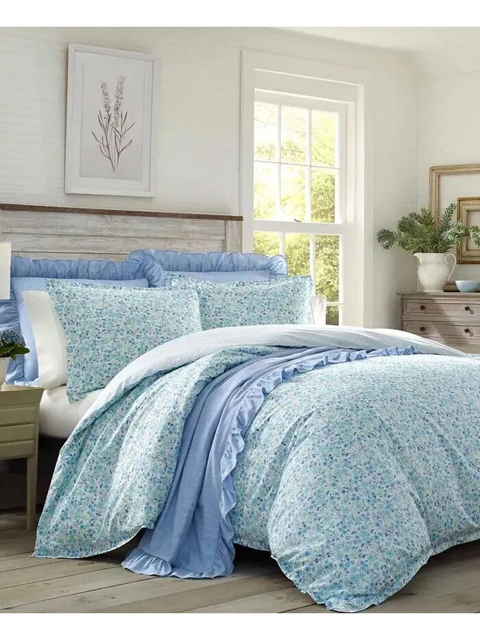Наборы пододеяльников Jaynie Laura Ashley — изображение 1 из 3, синий