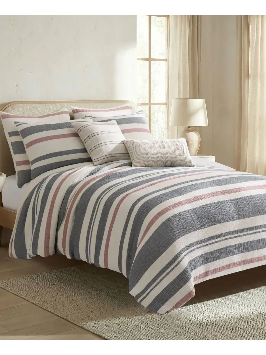 Комплект пододеяльников Pierre Textured с фактурным плетением Levtex Home — изображение 3 из 5, серый