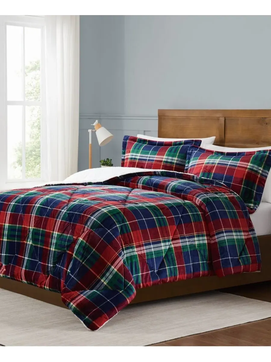 Комплект пледа с наволочкой Ivan Plaid, Twin/Twin XL Truly Soft — изображение 2 из 5, мульти