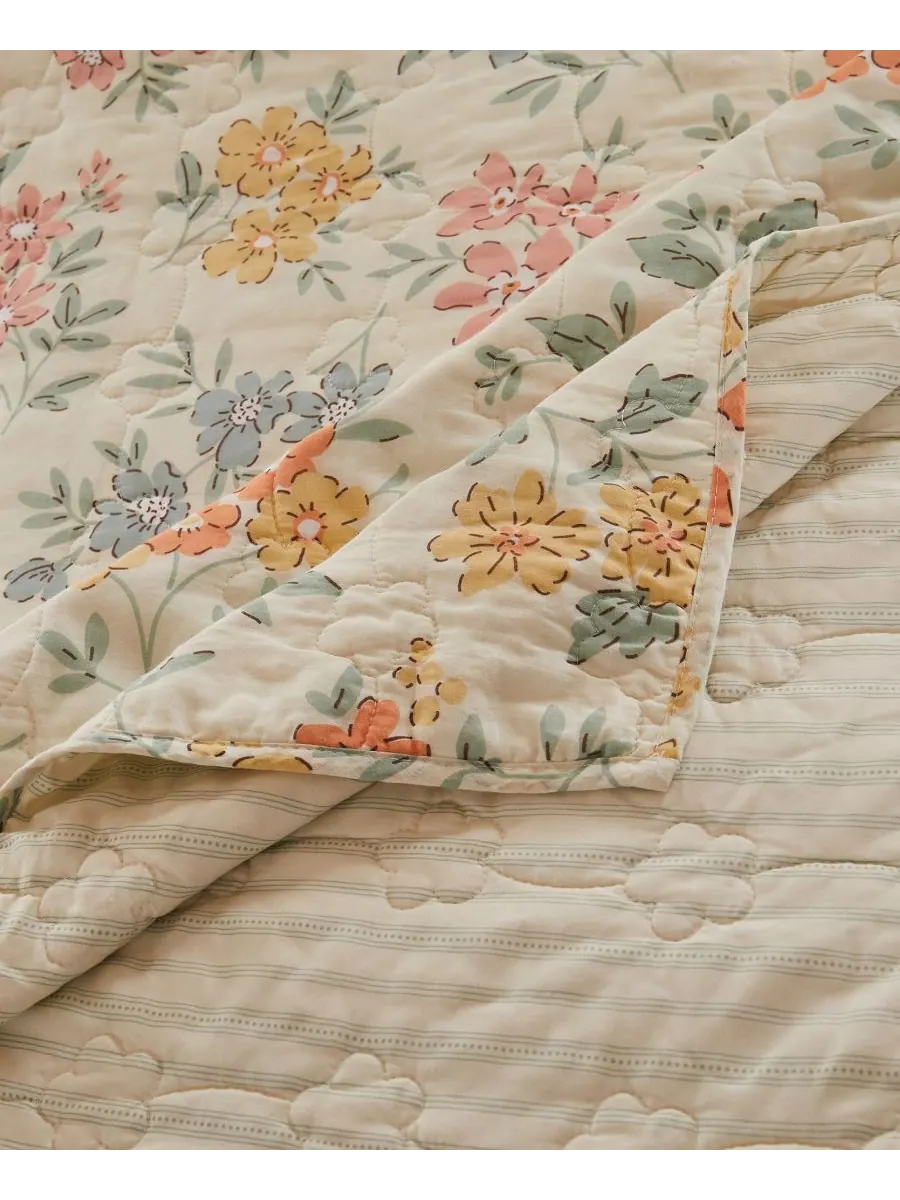 Комплект постельного белья Chloe Modern Floral из 3 предметов, размер Full/Queen Greenland Home — изображение 4 из 5, мульти