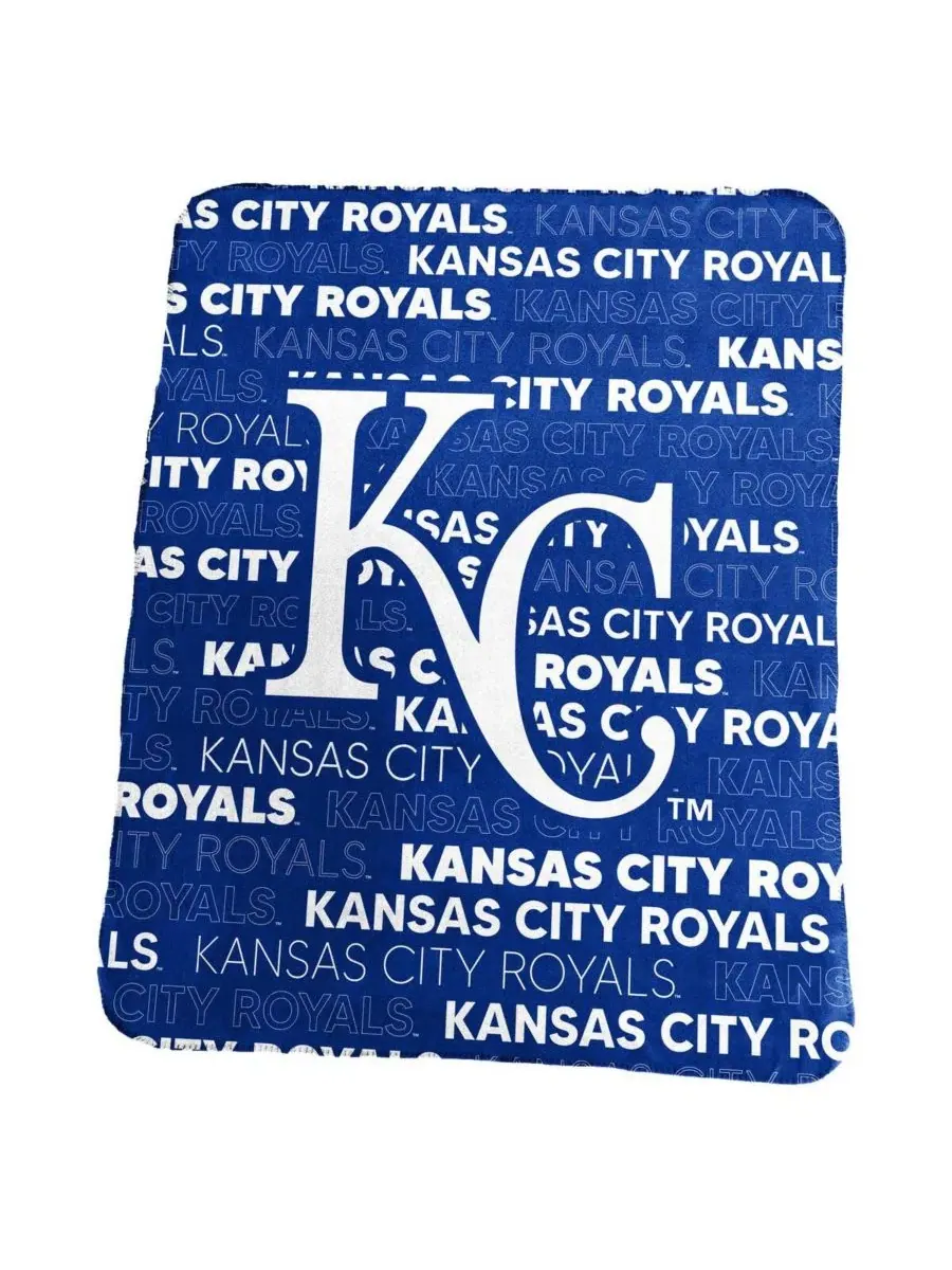 Классический флисовый плед Kansas City Royals, 127 x 152 см Logo Brands — изображение 1 из 1, нет цвета