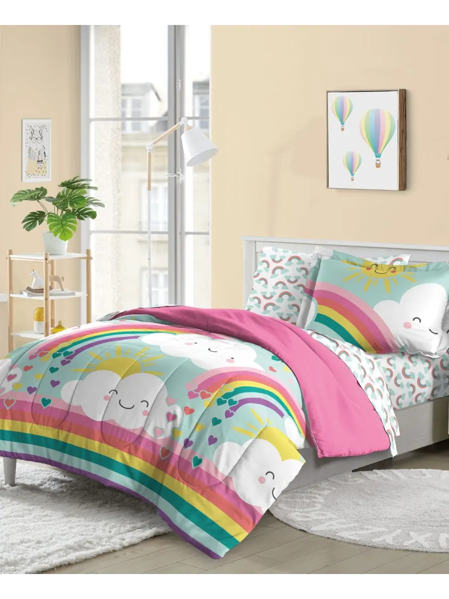 Комплект постельного белья Rainbow Flare из 7 предметов, размер Full Dream Factory