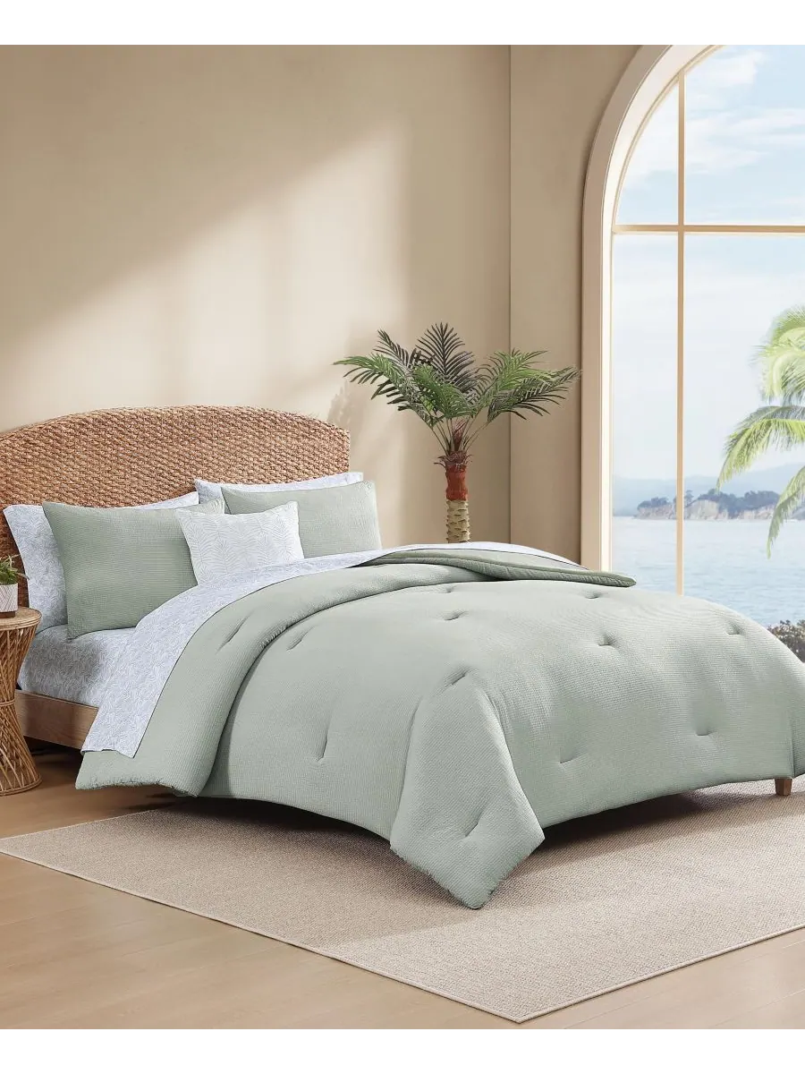 Комплект постельного белья Tommy Bahama из 8 предметов, цвет сирсакер, размер Queen Tommy Bahama — изображение 2 из 9