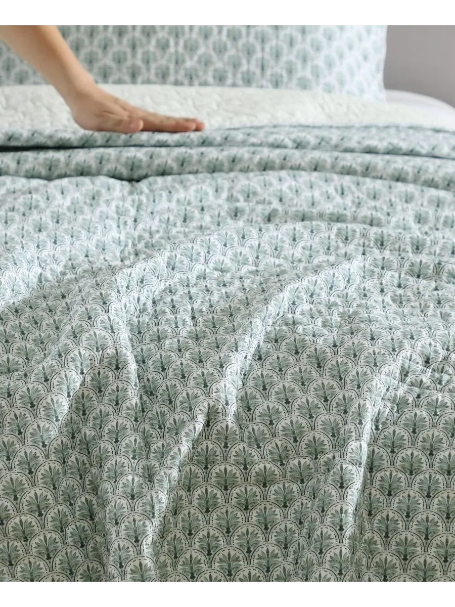 Двусторонний комплект постельного белья Coastal Batik, 2 предмета, размер Twin Tommy Bahama Home — изображение 7 из 9