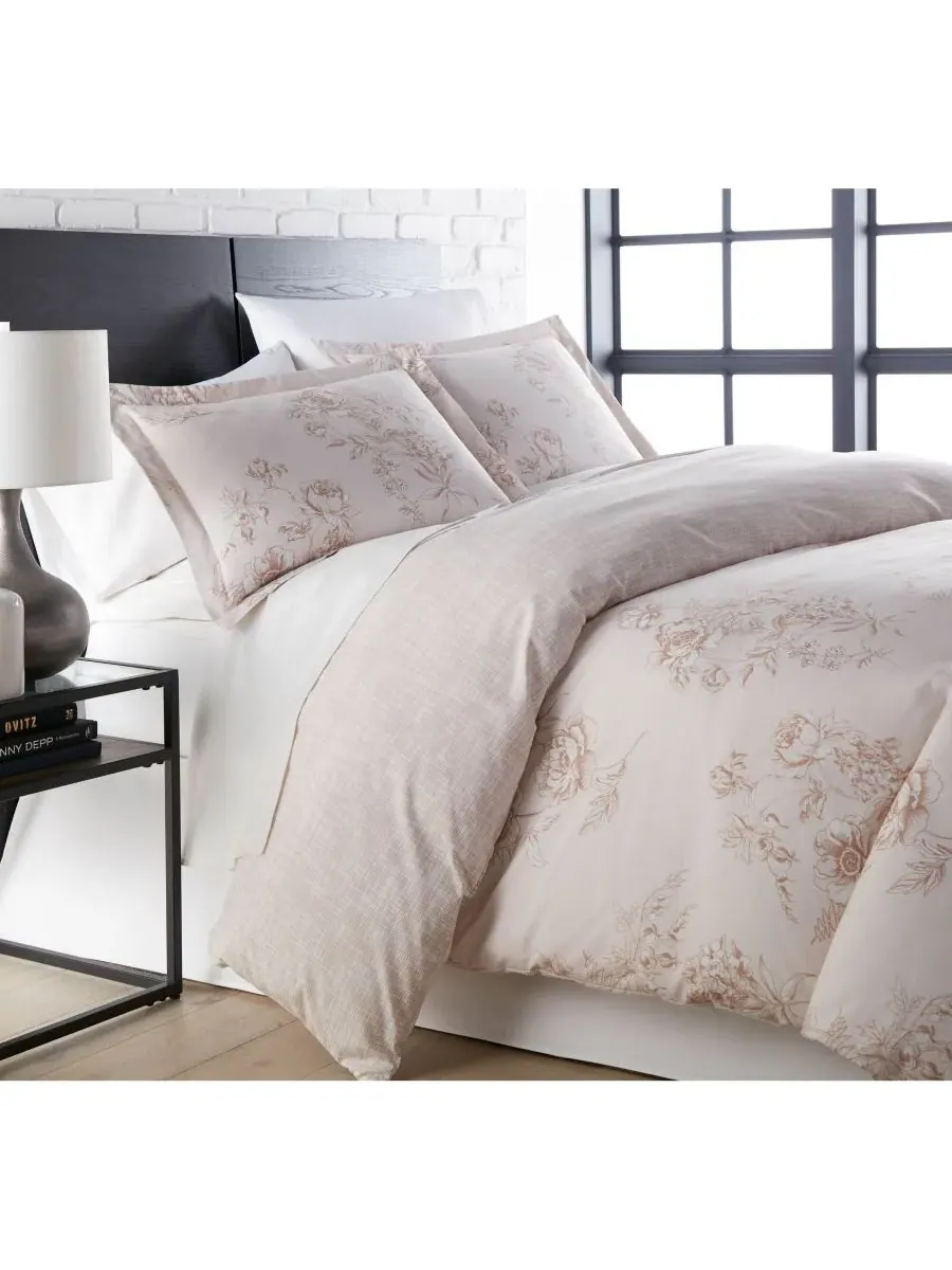 Комплект постельного белья Harmony Ultra Soft из 2 предметов, размер Twin/Twin XL Southshore Fine — изображение 1 из 1, тауп
